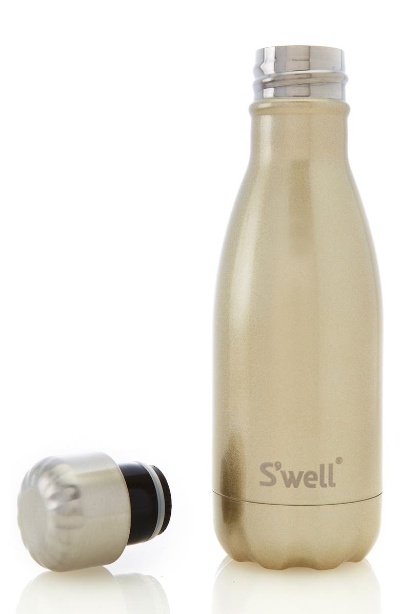 S'well 'Sparkling Champagne' Stainless Steel Water Bottle, Alternate, color, 