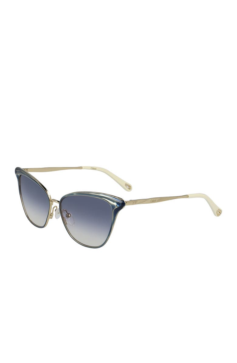 Chloé Cat Eye 56mm Sunglasses, Main, color,