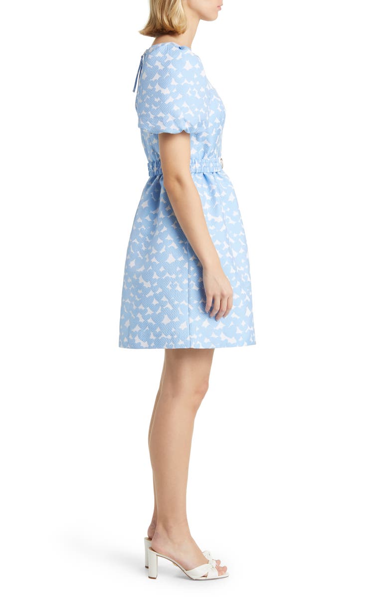 Lilly Pulitzer<sup>®</sup> Kasslyn Belted Heart Jacquard Fit & Flare Dress, Alternate, color, 