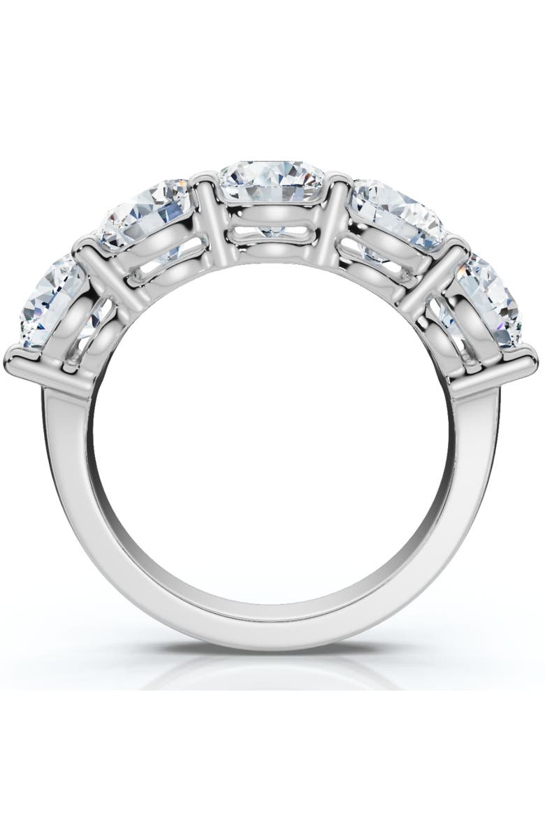 Bliss Diamond 1 - 6.50Ct Diamond Wedding Ring Five Stone Anniversary Band 14k Gold Lab Grown, Alternate, color,