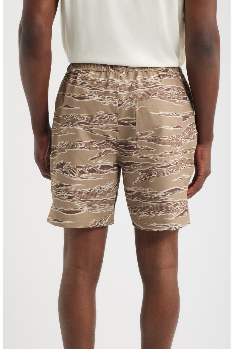 Journey Active Water Repellent Performance Shorts, Alternate, color, DESERT TIGER CAMO