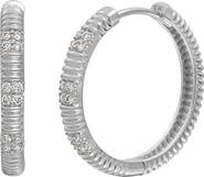 Bony Levy Cleo Diamond Hoop Earrings