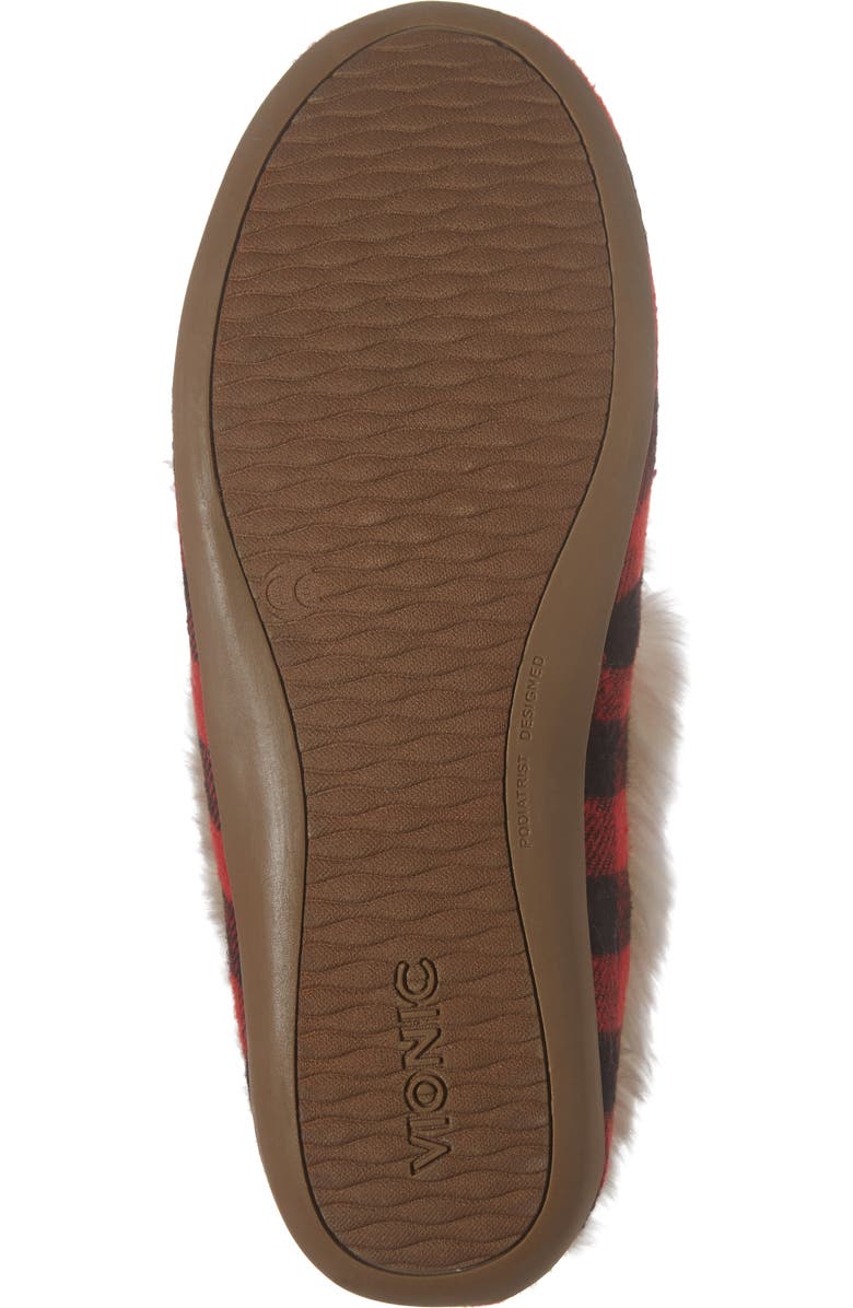 VIONIC WITH ORTHAHEEL Vionic Juniper Faux Fur Slipper, Alternate, color,