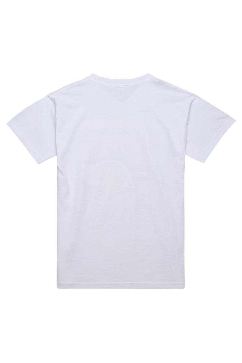 Men's Mitchell & Ness White Boston Celtics Hardwood Classics Vintage Warm Up T-Shirt, Alternate, color, White