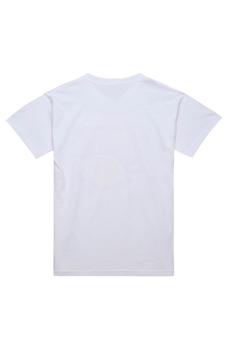 Mitchell & Ness Men's Mitchell & Ness White Boston Celtics Hardwood Classics Vintage Warm Up T-Shirt, Alternate, color, White