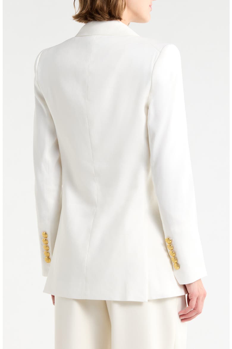 Dale Linen Blend Dickey Jacket, Alternate, color, OFF WHITE
