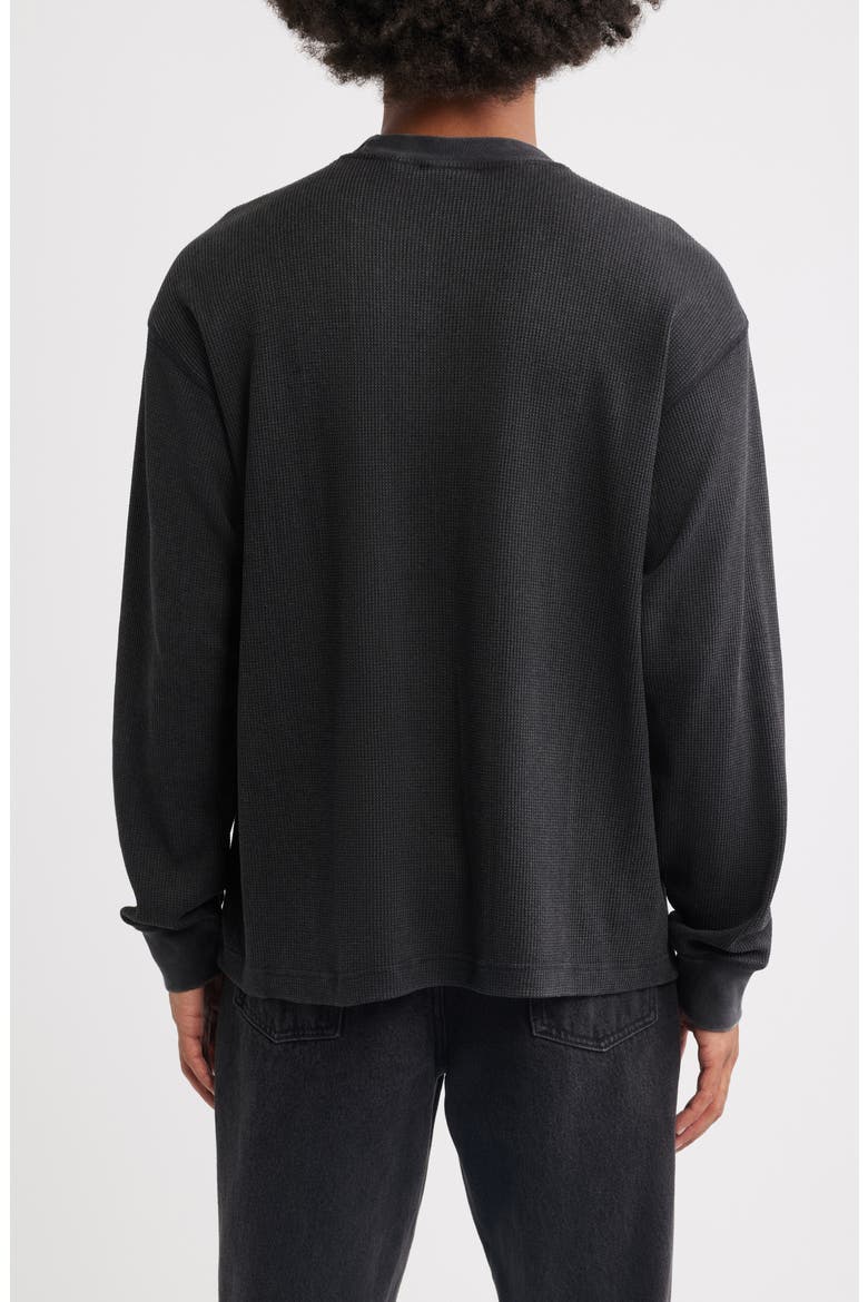 Post Long Sleeve Thermal T-Shirt, Alternate, color, DUSTY BLACK LIMO