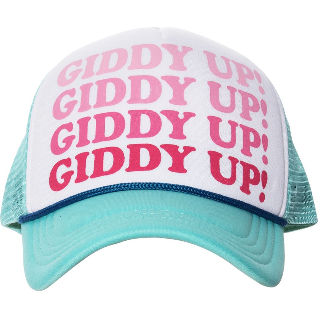 Totalee Gift Giddy Up! Trucker Hat Cotton White