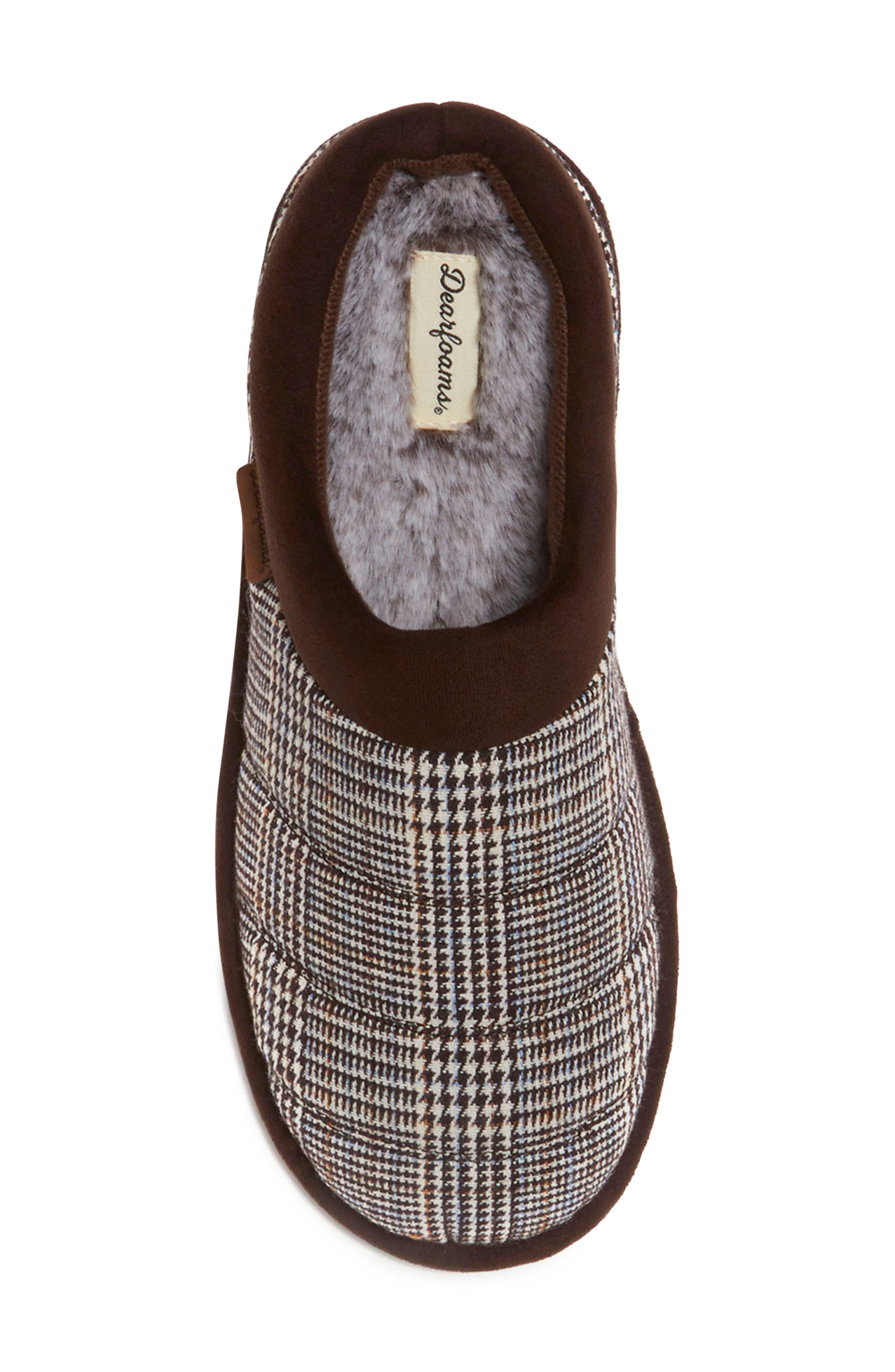DEARFOAMS Asher Slipper, Alternate, color, Coffee