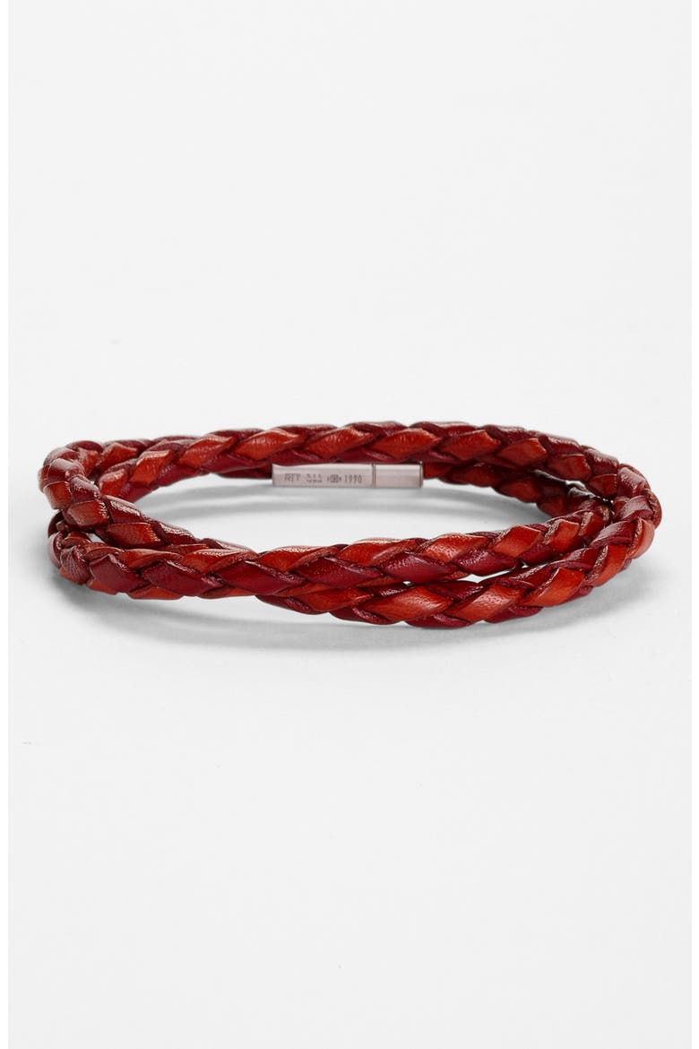 Scoubidou Bracelet, Main, color, RED