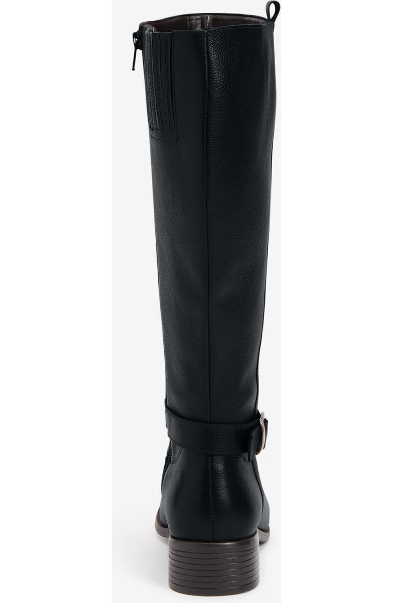 Comfortview The Donna Tall Wide Calf Leather Boot, Alternate, color, Black