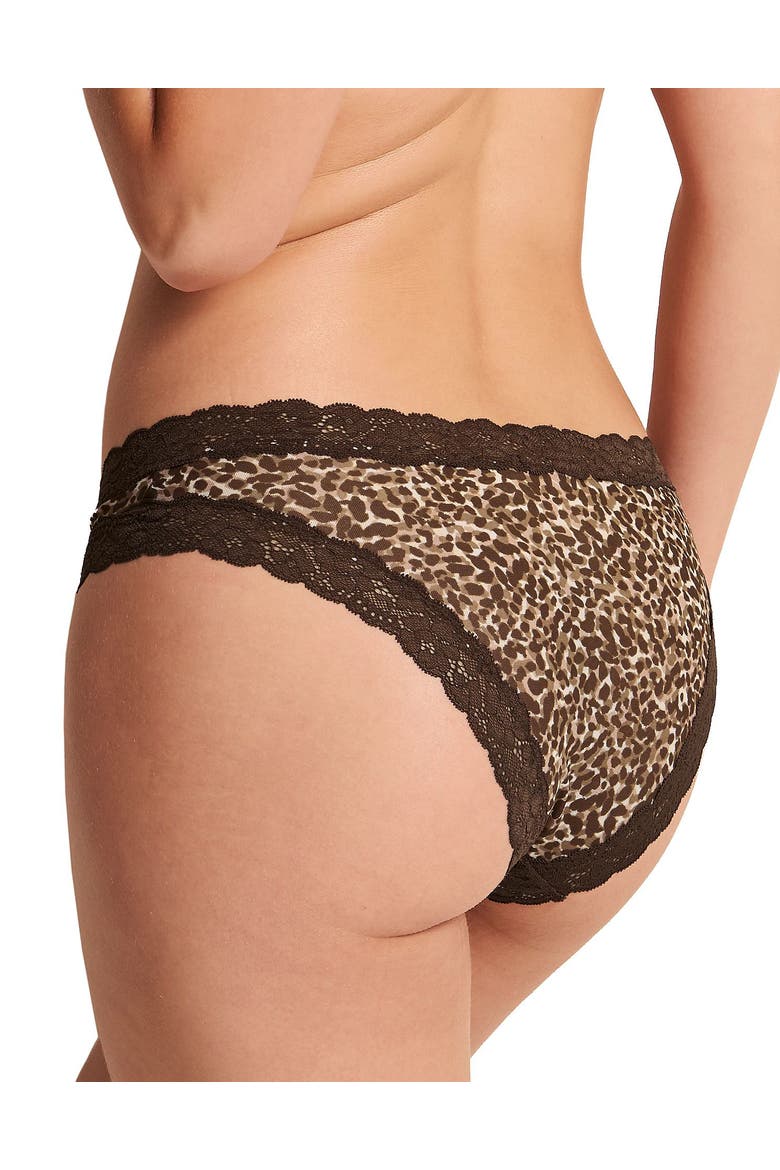 Akari Bikini Panties, Alternate, color, Animal brown