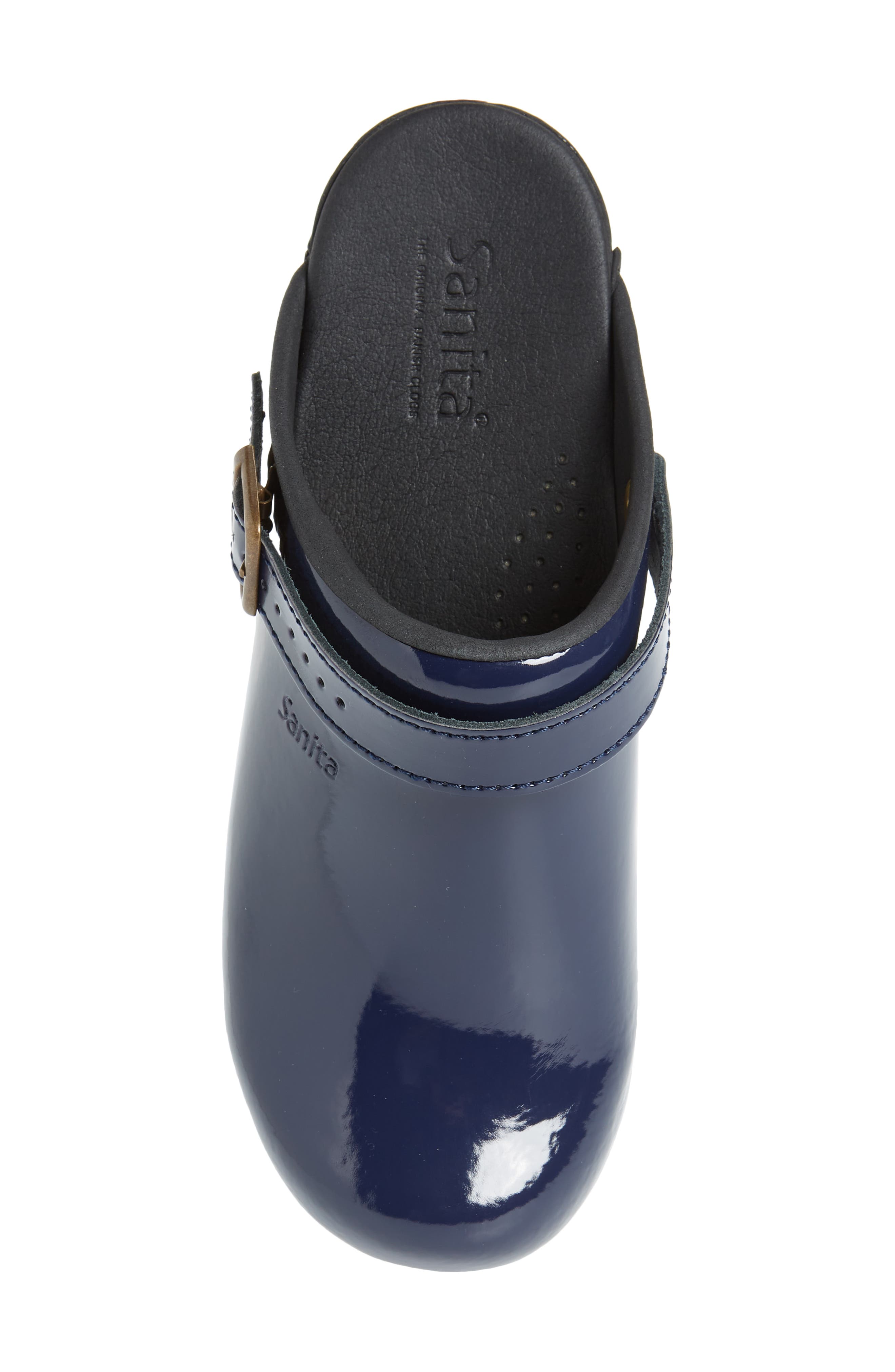 Estelle Polka Dot Clog, Alternate, color, BLUE