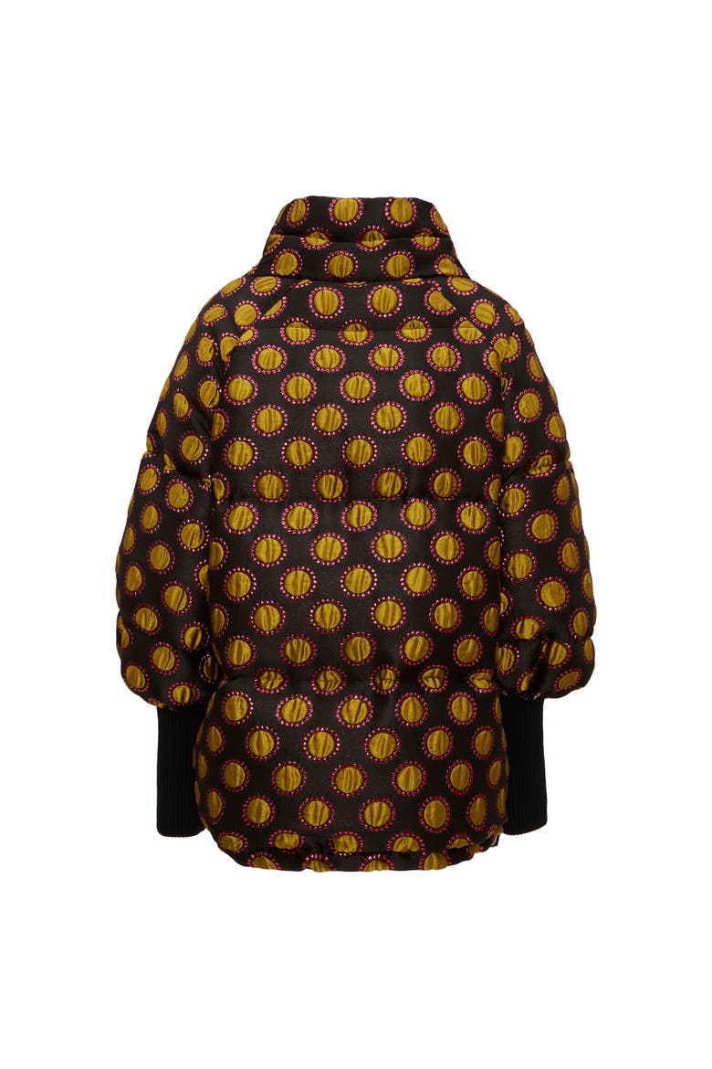 St. Moritz Reversible Jacket, Alternate, color, Jacquard Winter Sun Black