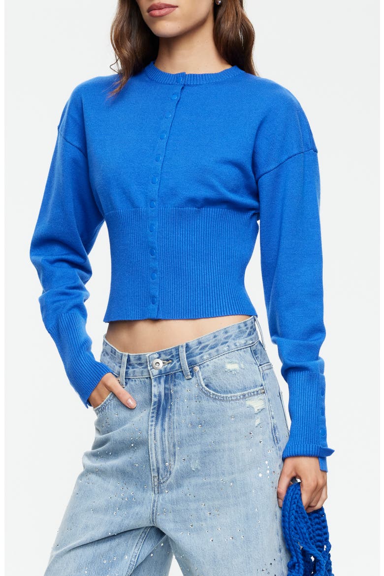 Head in the Clouds Crewneck Cardigan, Alternate, color, PERSIAN JEWEL
