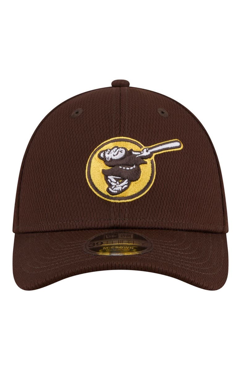 New Era Men's New Era Brown San Diego Padres Dash 39THIRTY Flex Hat, Alternate, color, Brown