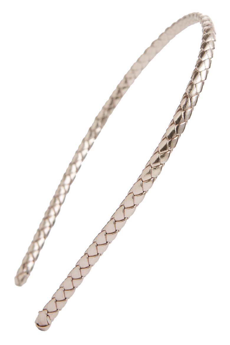 Braided Headband, Main, color, ROSE GOLD