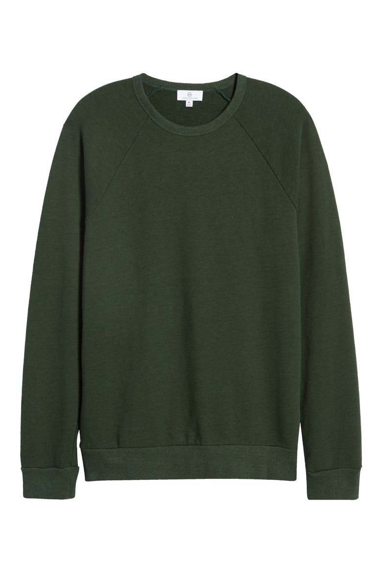 Elba Men's Crewneck Sweatshirt, Alternate, color, RICH VERDURE