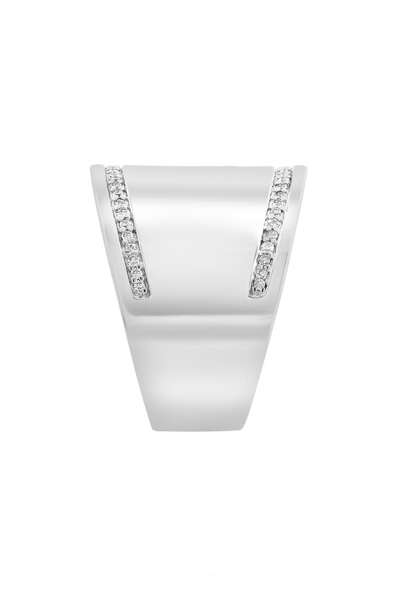 Diamond Pavè Ring, Alternate, color, WHITE