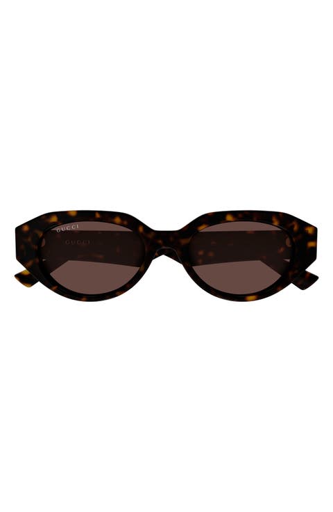 53mm Polarized Round Sunglasses