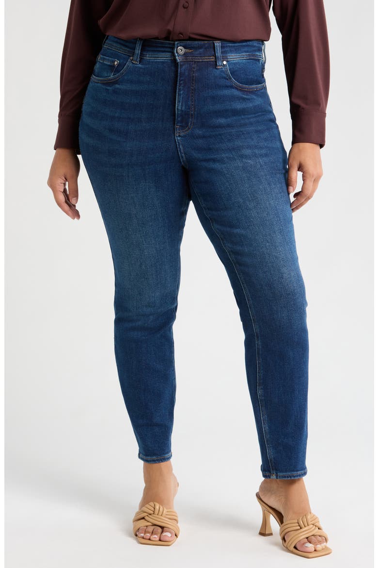 The Perfect High Waist Jeans, Main, color, NAVAL BLUE WASH