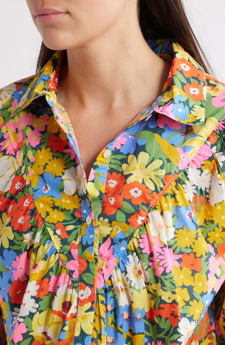 LOVE THE LABEL Sebali Floral Print Shirt, Alternate, color, 