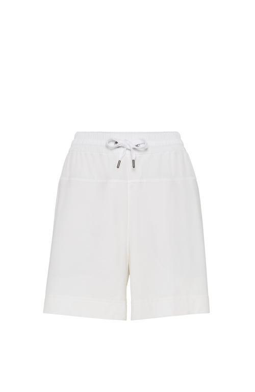 Shop Brunello Cucinelli Paneled Track Shorts In White