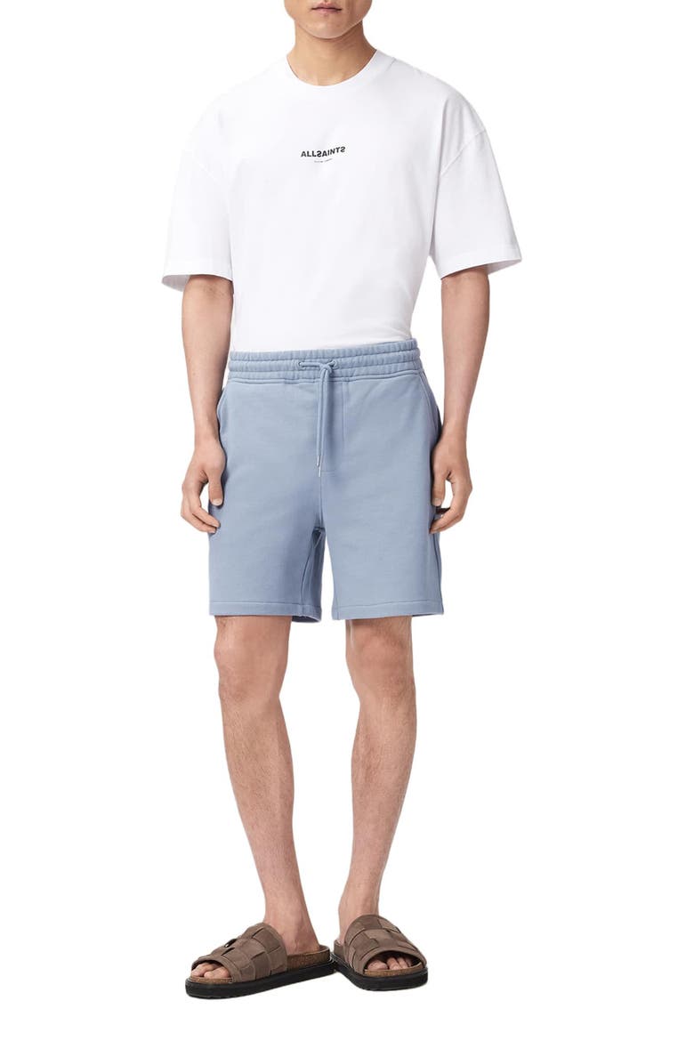 Asher Sweat Shorts, Alternate, color, MAYA BLUE