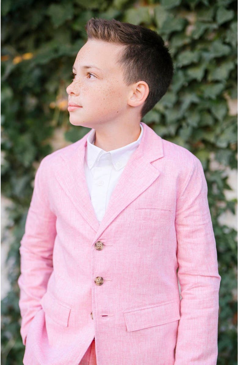 Hope & Henry Boys' Linen Suit Jacket, Kids, Alternate, color, 