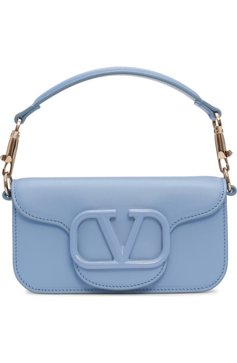 Valentino Garavani Small Locò Leather Shoulder Bag, Main, color,