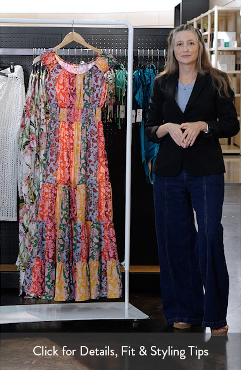 Convertible Neck Tiered Maxi Dress, sales video thumbnail