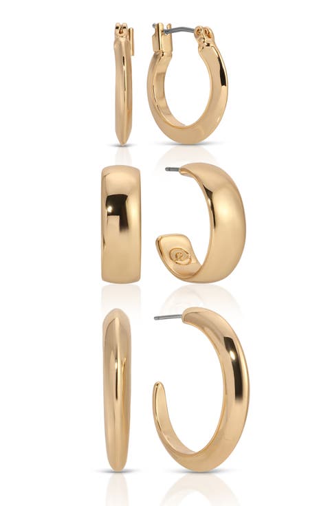 Set of 3 Hoop Earrings