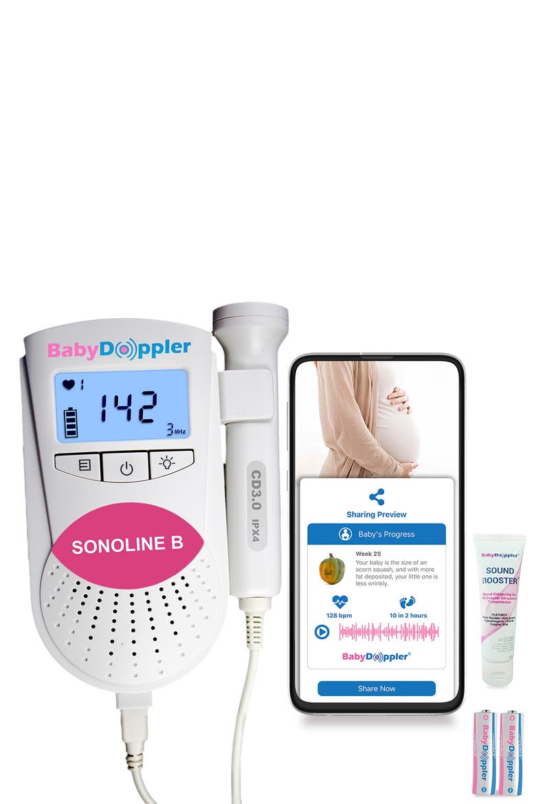 Sonoline B Fetal Doppler - Pink, Main, color, PINK