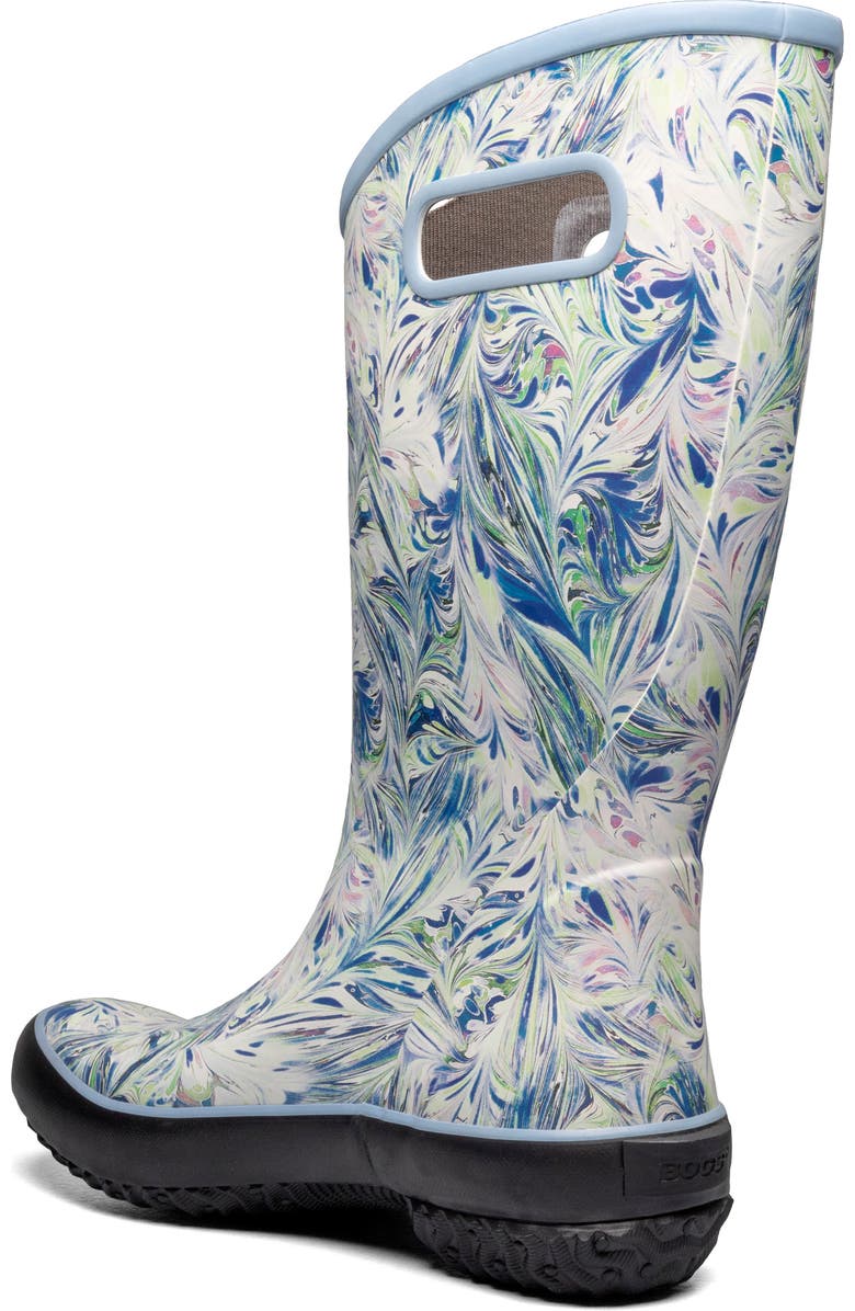 Bogs Marble Print Waterproof Rain Boot, Alternate, color,
