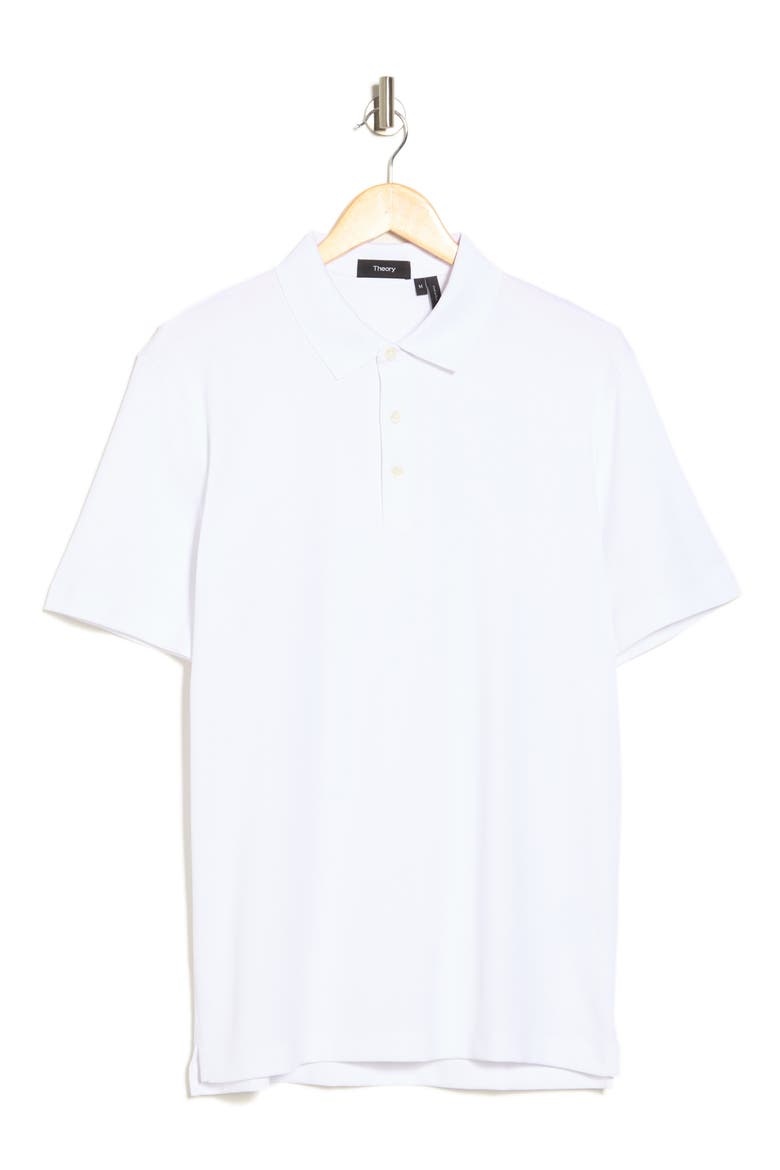 Short Sleeve Polo, Alternate, color, WHITE
