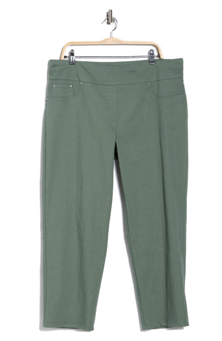 RUBY RD Cotton Blend Pants, Alternate, color, Loden