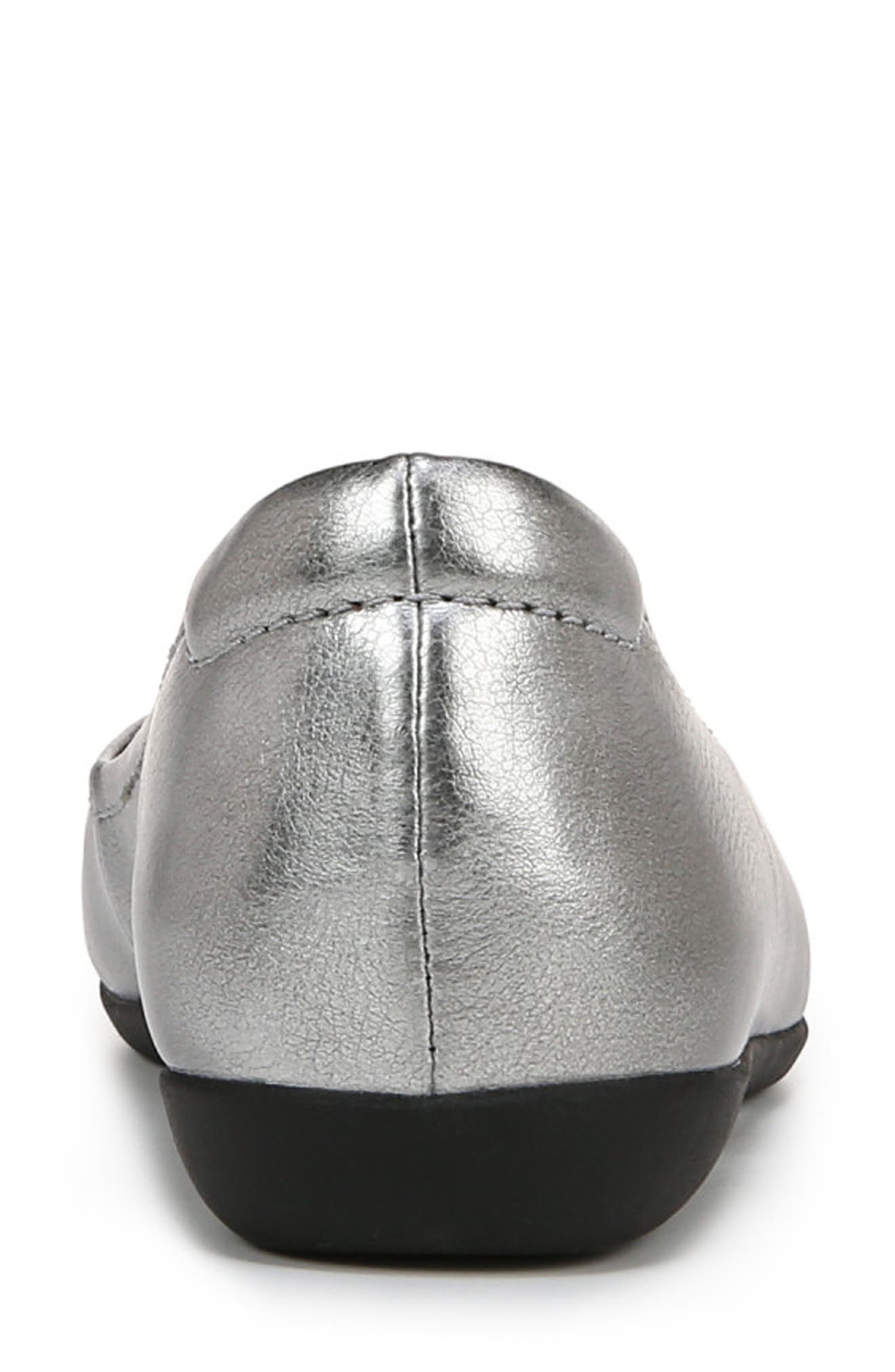 Naturalizer Vivienne Croc Embossed Faux Leather Flat, Alternate, color, 