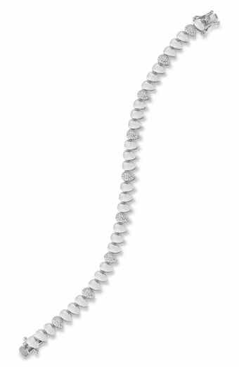Pear Link Tennis Bracelet