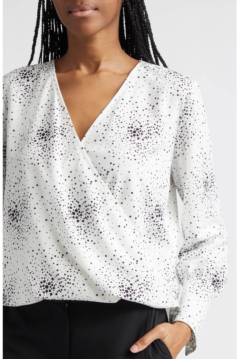 Surplice Paint Splatter Top, Alternate, color, POLKA DOT