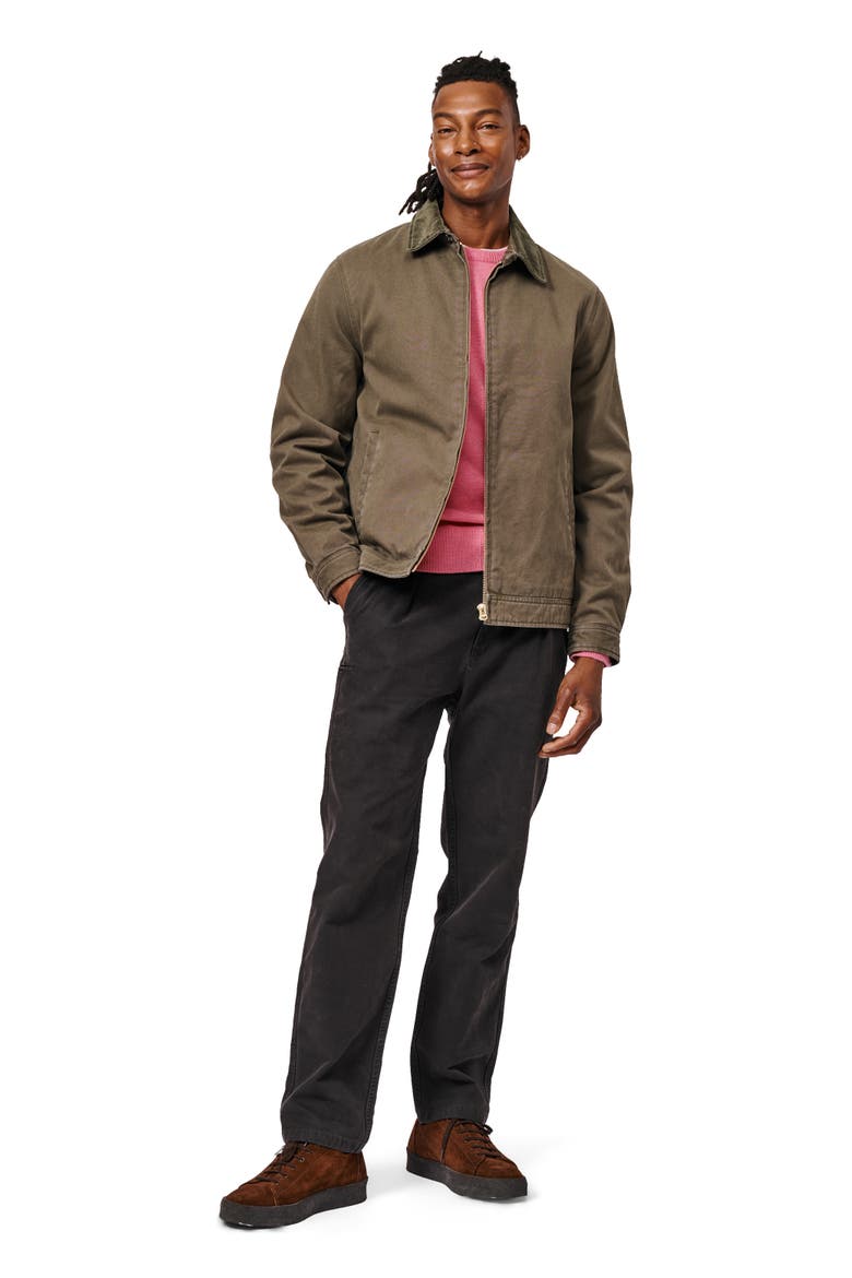 Newland Canvas Harrington Utility Jacket, Alternate, color, Khaki