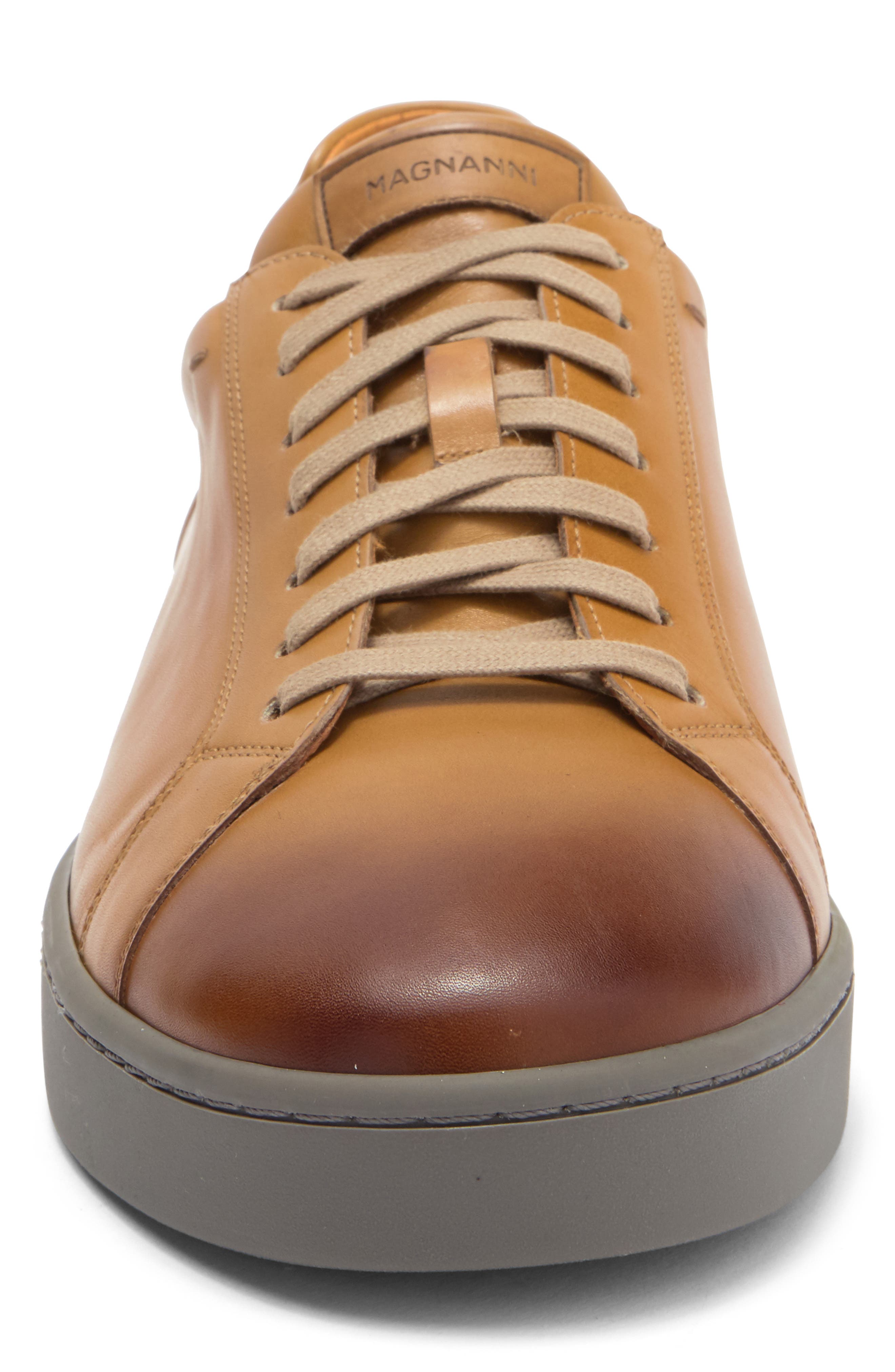 Leather Sneaker, Alternate, color, TAUPE