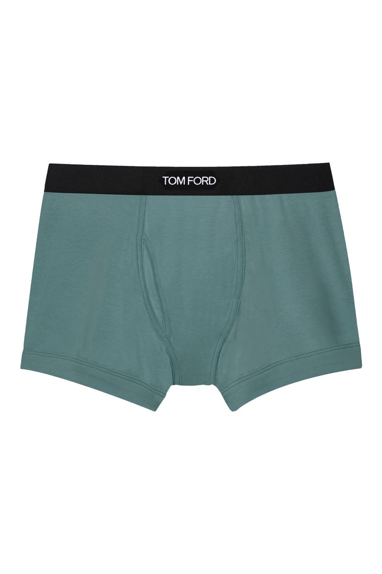 Cotton Stretch Jersey Boxer Briefs, Alternate, color, TEAL