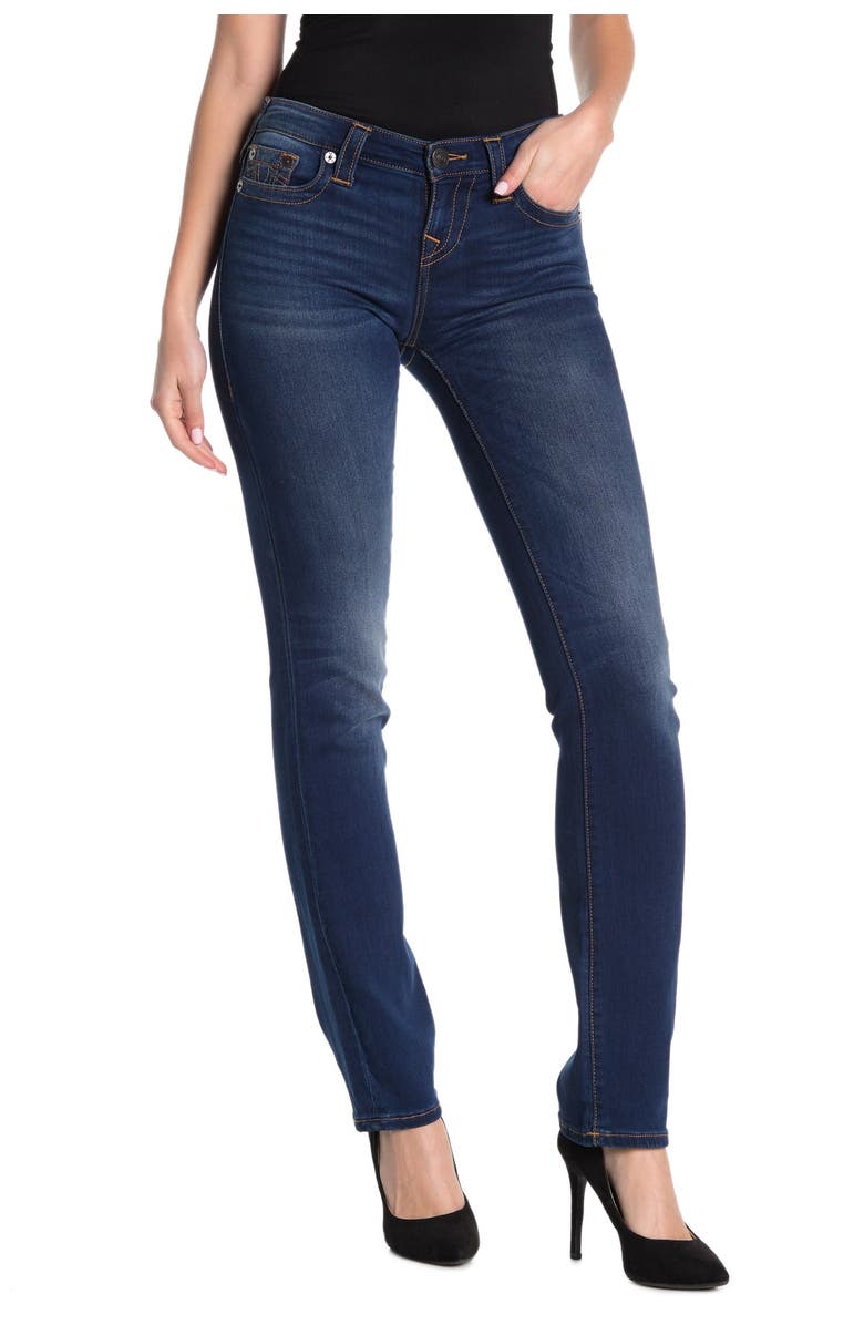 True Religion Brand Jeans Billie Straight Leg Jeans, Main, color, 