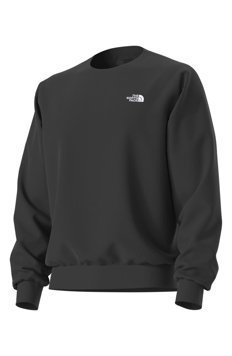 The North Face Evolution Crewneck Sweatshirt, Alternate, color, Tnf Black