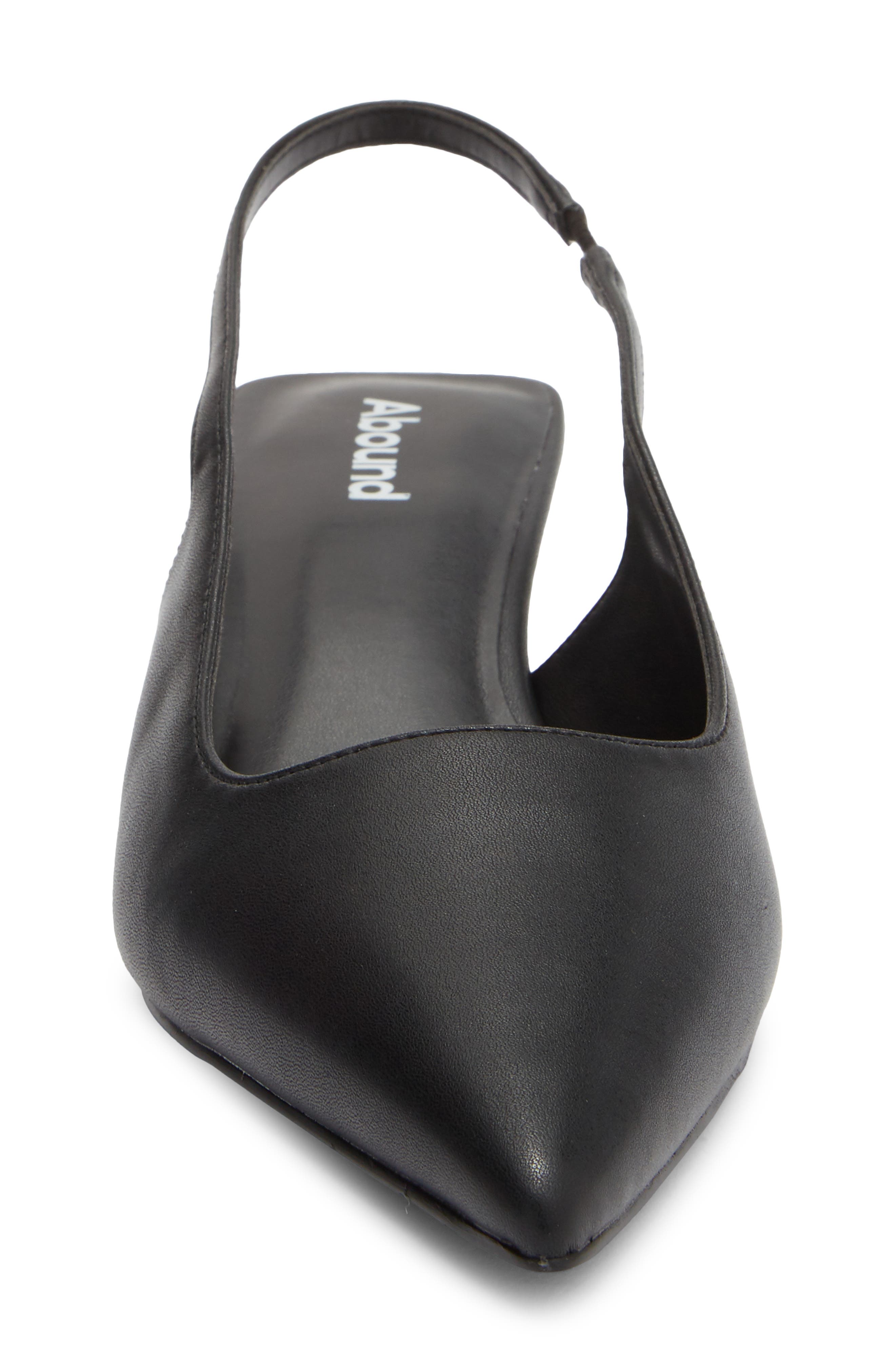 Abound Landria Slingback Kitten Heel Pump, Alternate, color, Black