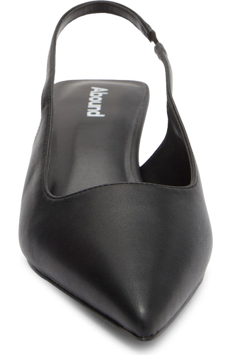Abound Landria Slingback Kitten Heel Pump, Alternate, color, Black