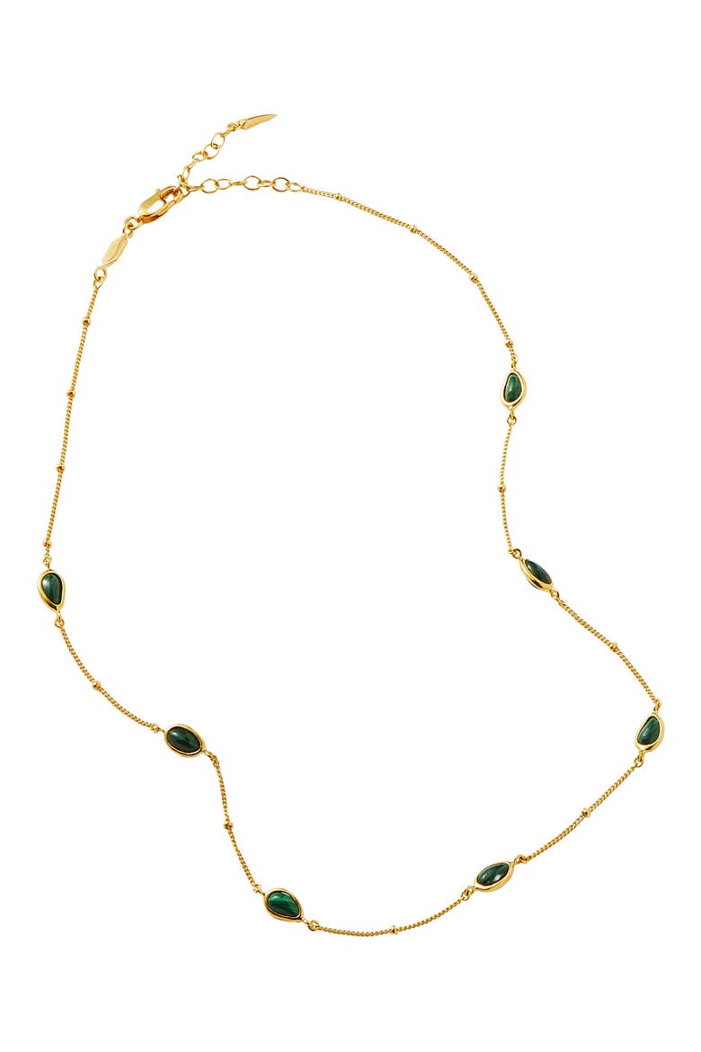 Malachite Station Choker, Alternate, color, GOLD