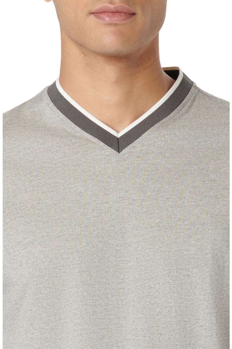 High V-Neck T-Shirt, Alternate, color, ASPHALT