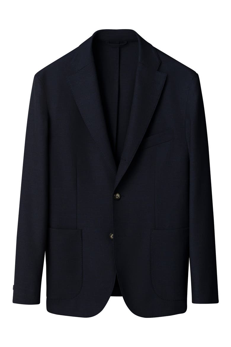 Tech Stretch Wool Blend Soft Sport Coat, Alternate, color, NAVY
