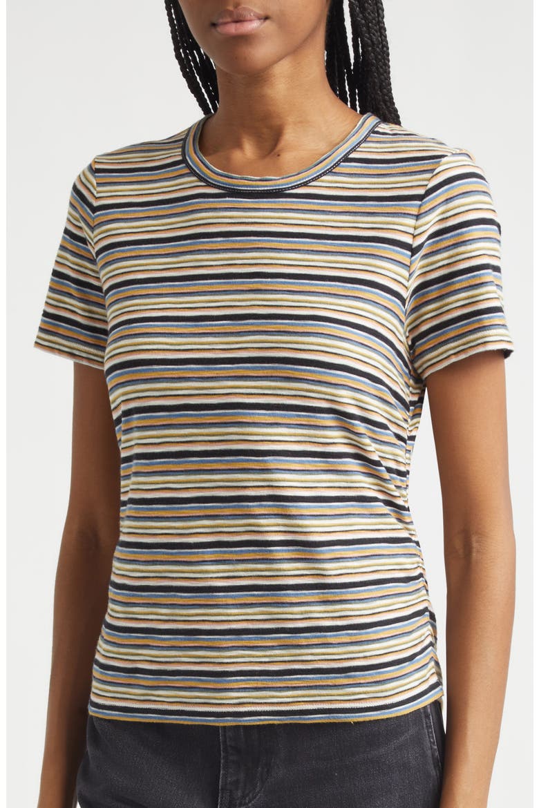 Bouvet Stripe Cotton T-Shirt, Alternate, color, VARIEGATED MULTI STRIPE